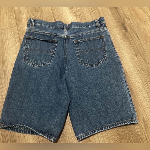 Faded Glory Vintage 100% Cotton Dark Blue High-Rise Denim Shorts - Picture 9 of 13